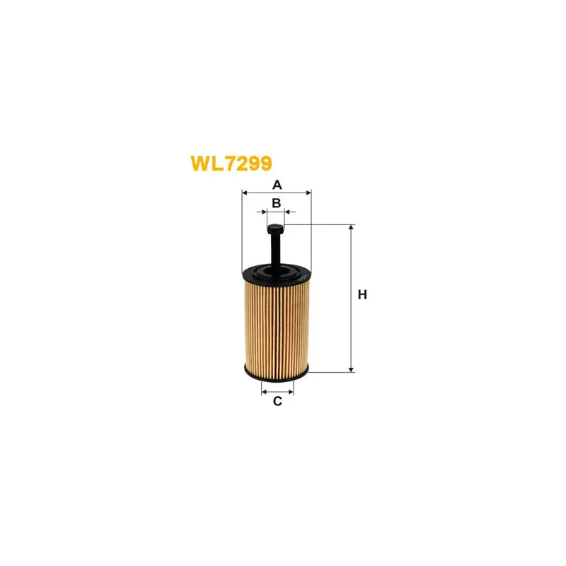 Filtre à huile WIX FILTERS WL7299