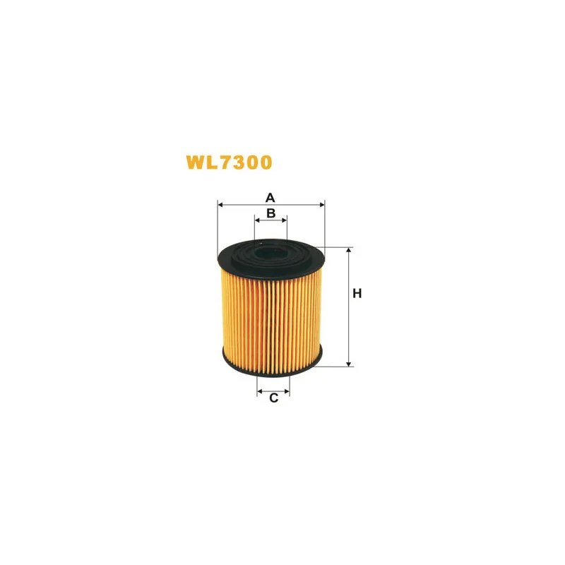 Filtre à huile WIX FILTERS WL7300