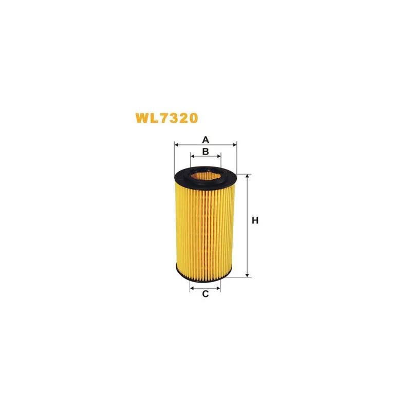 Filtre à huile WIX FILTERS WL7320