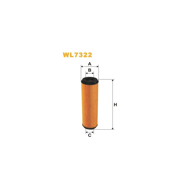 Filtre à huile WIX FILTERS WL7322