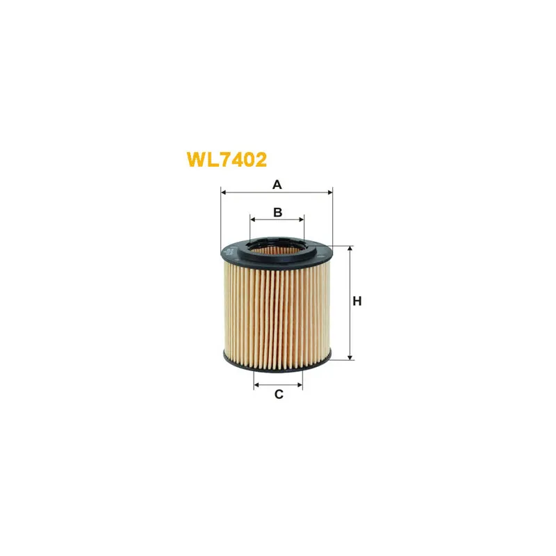 Filtre à huile WIX FILTERS WL7402