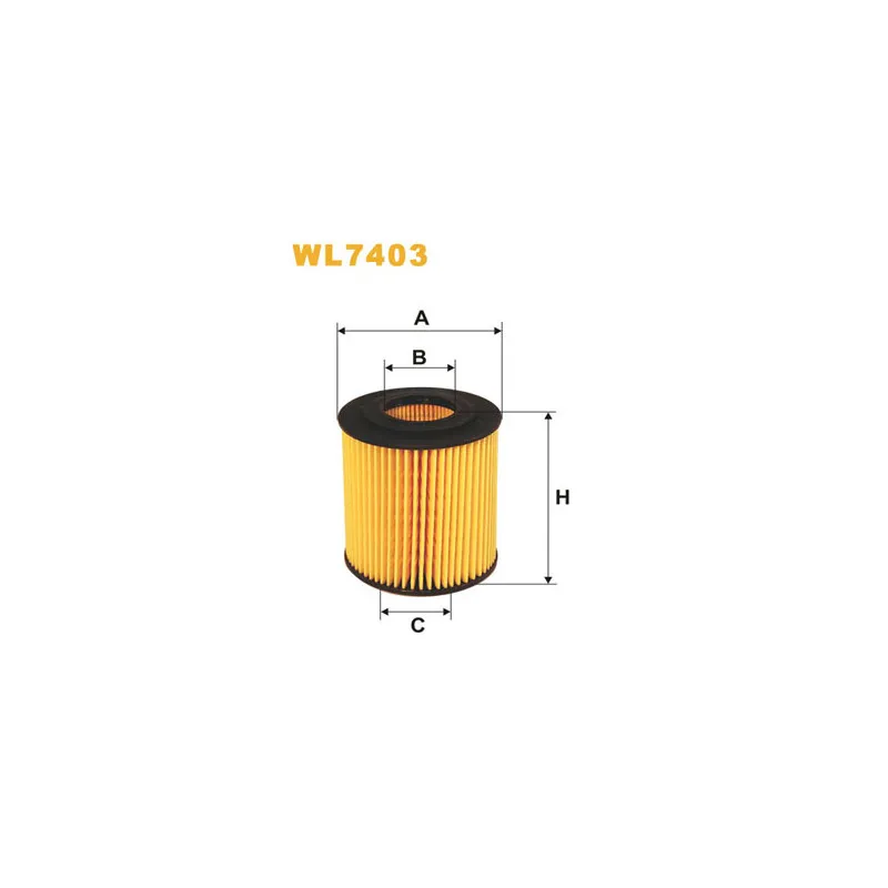 Filtre à huile WIX FILTERS WL7403