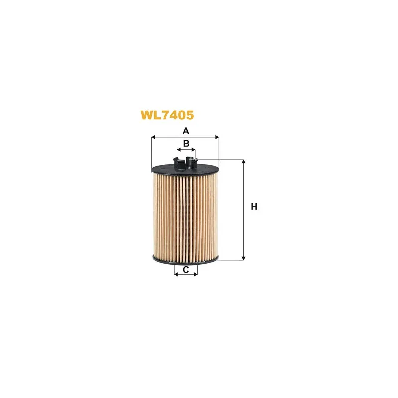 Filtre à huile WIX FILTERS WL7405