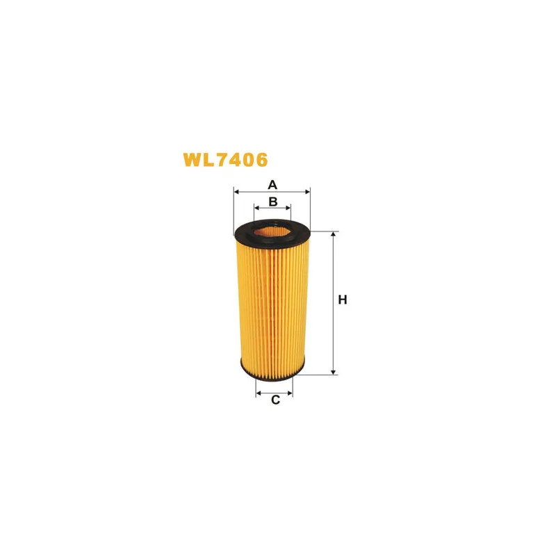 Filtre à huile WIX FILTERS WL7406