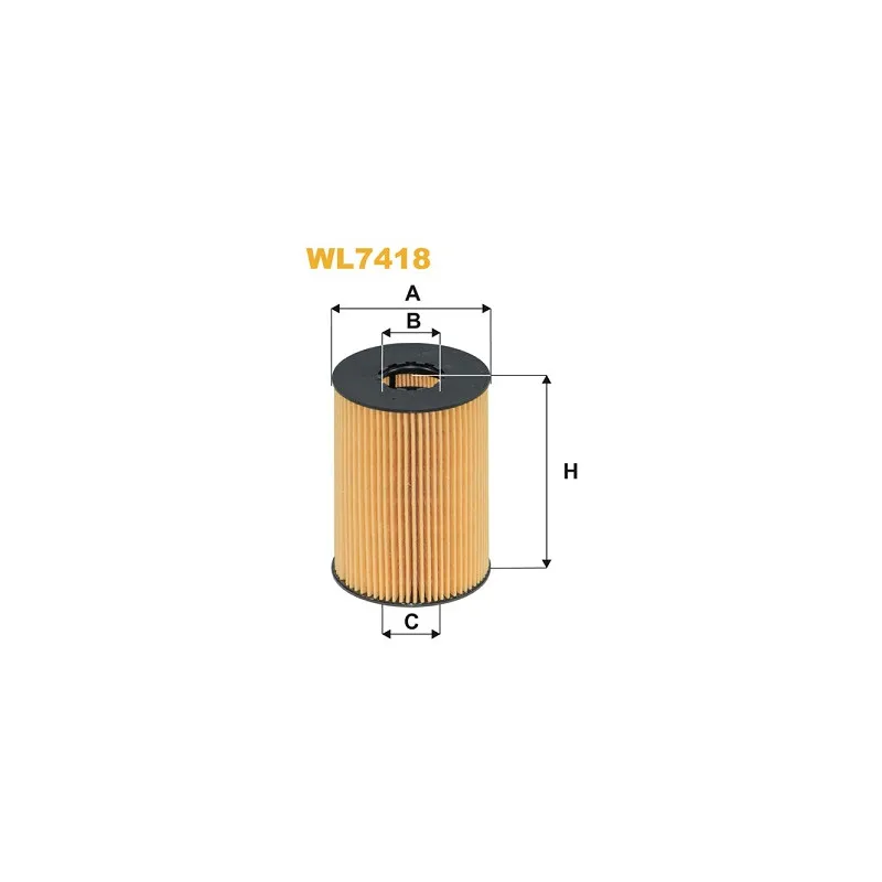Filtre à huile WIX FILTERS WL7418