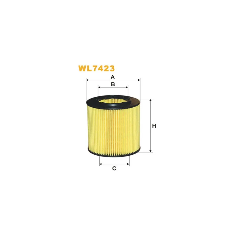 Filtre à huile WIX FILTERS WL7423