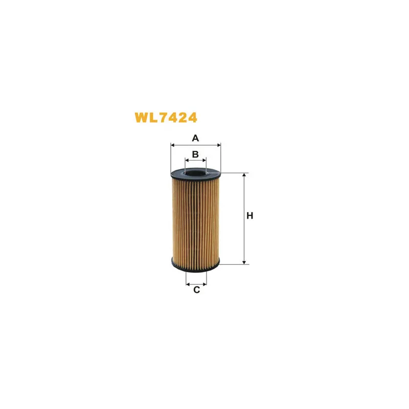 Filtre à huile WIX FILTERS WL7424