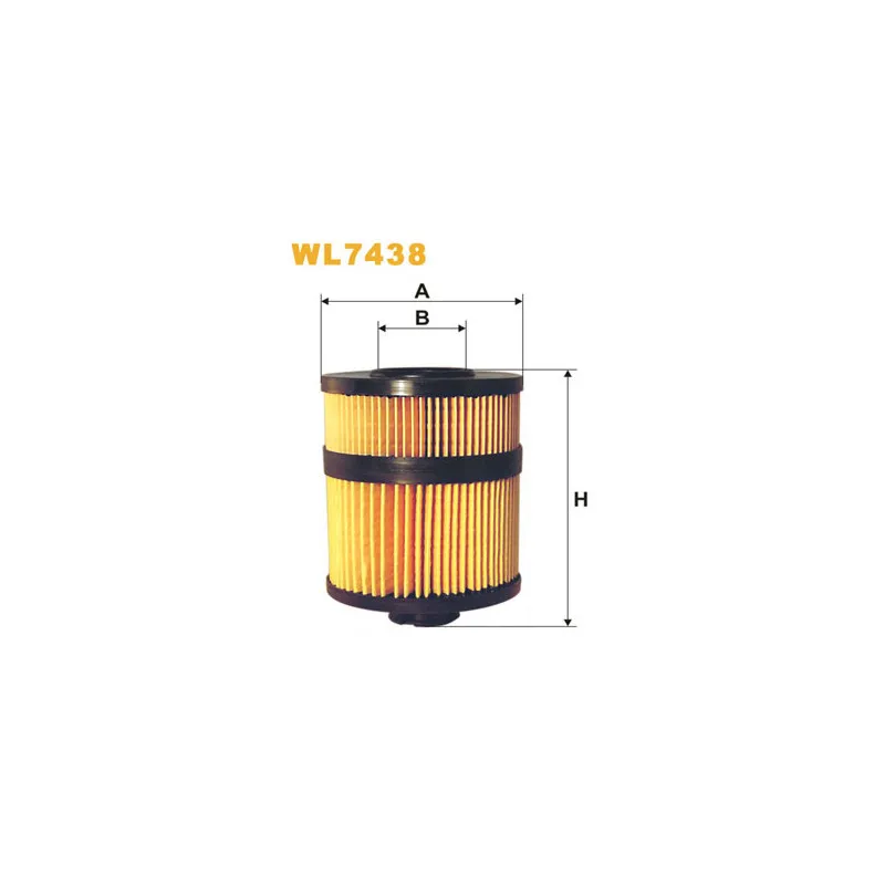 Filtre à huile WIX FILTERS WL7438