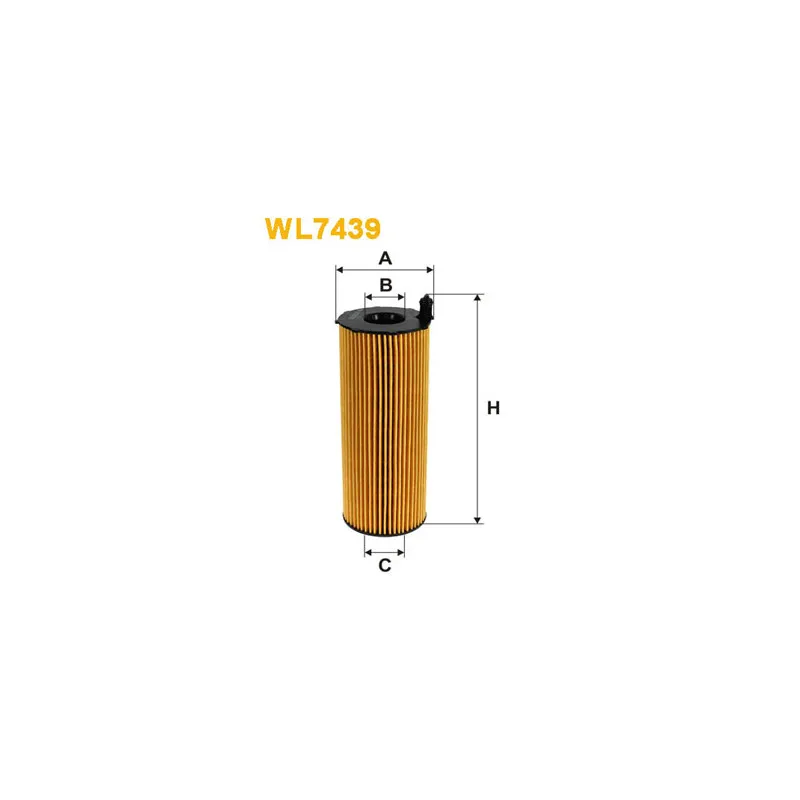 Filtre à huile WIX FILTERS WL7439