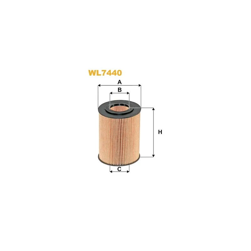 Filtre à huile WIX FILTERS WL7440