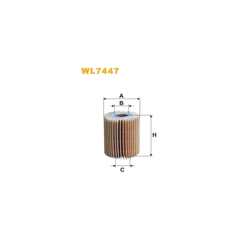 Filtre à huile WIX FILTERS WL7447