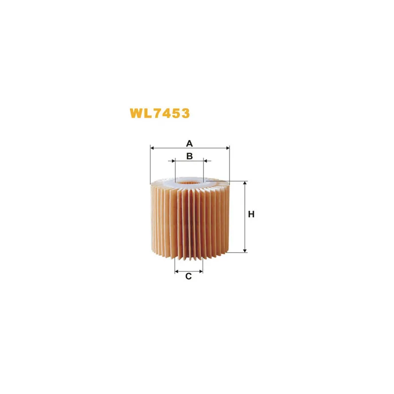 Filtre à huile WIX FILTERS WL7453