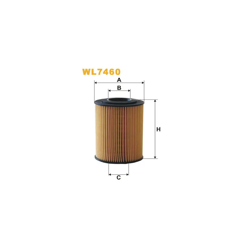 Filtre à huile WIX FILTERS WL7460