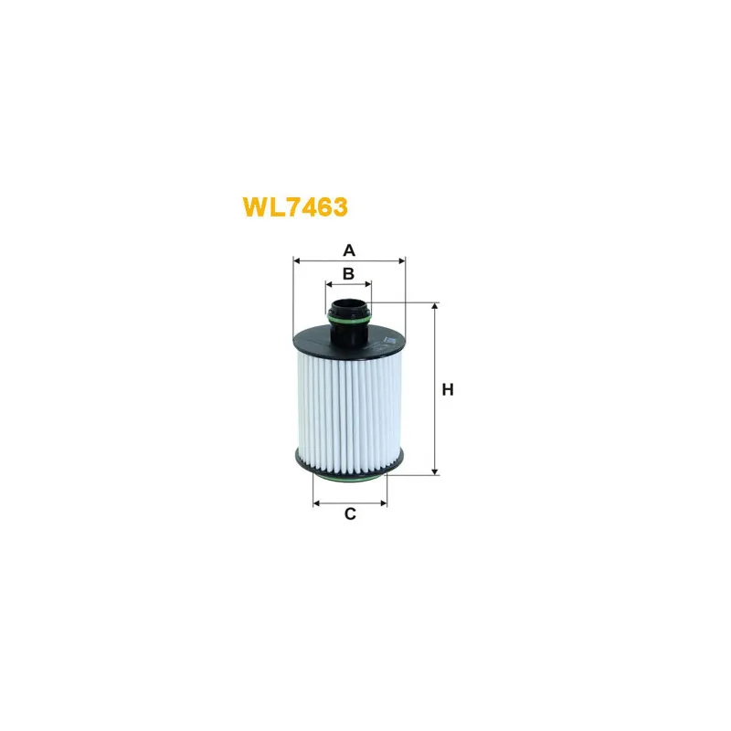 Filtre à huile WIX FILTERS WL7463
