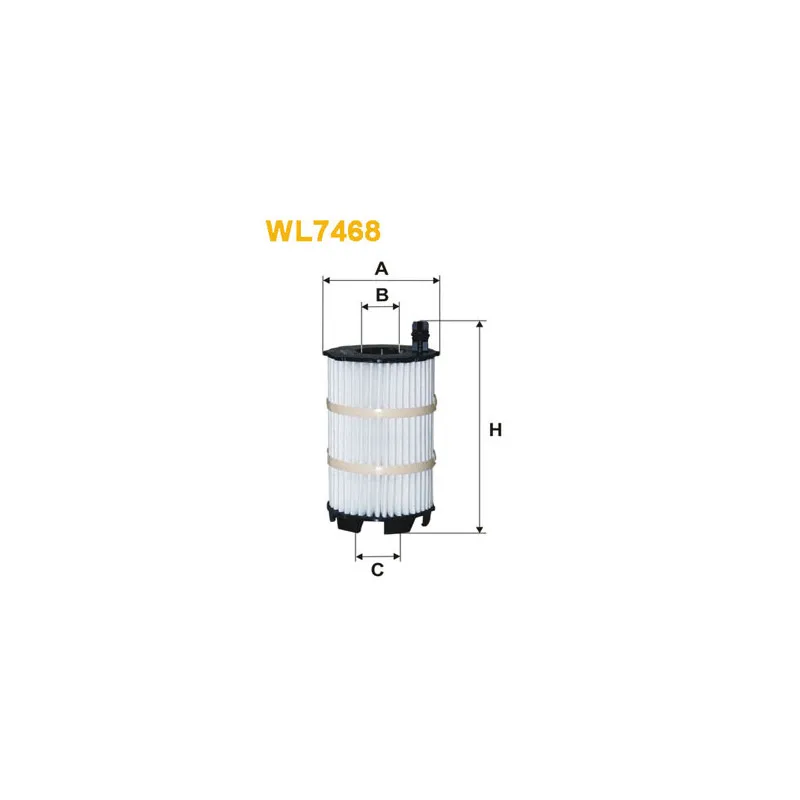 Filtre à huile WIX FILTERS WL7468