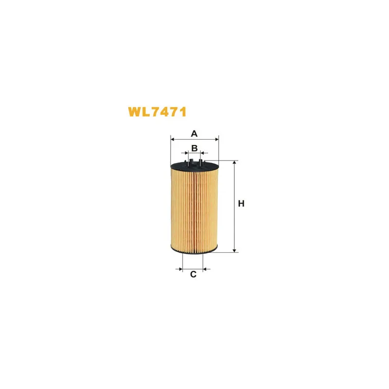 Filtre à huile WIX FILTERS WL7471