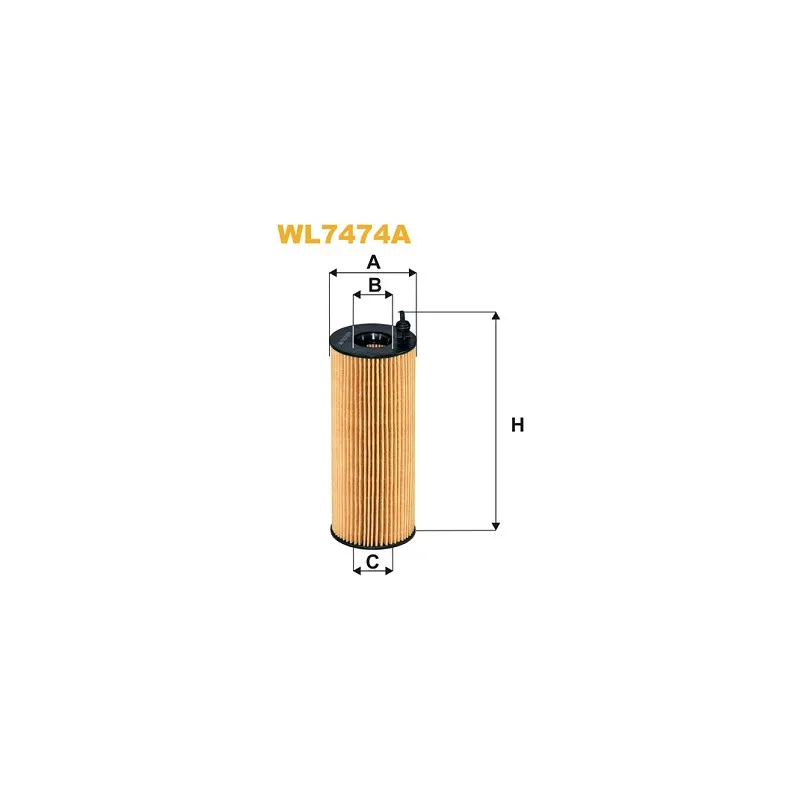 Filtre à huile WIX FILTERS WL7474A