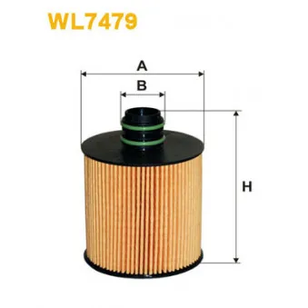 Filtre à huile WIX FILTERS WL7479
