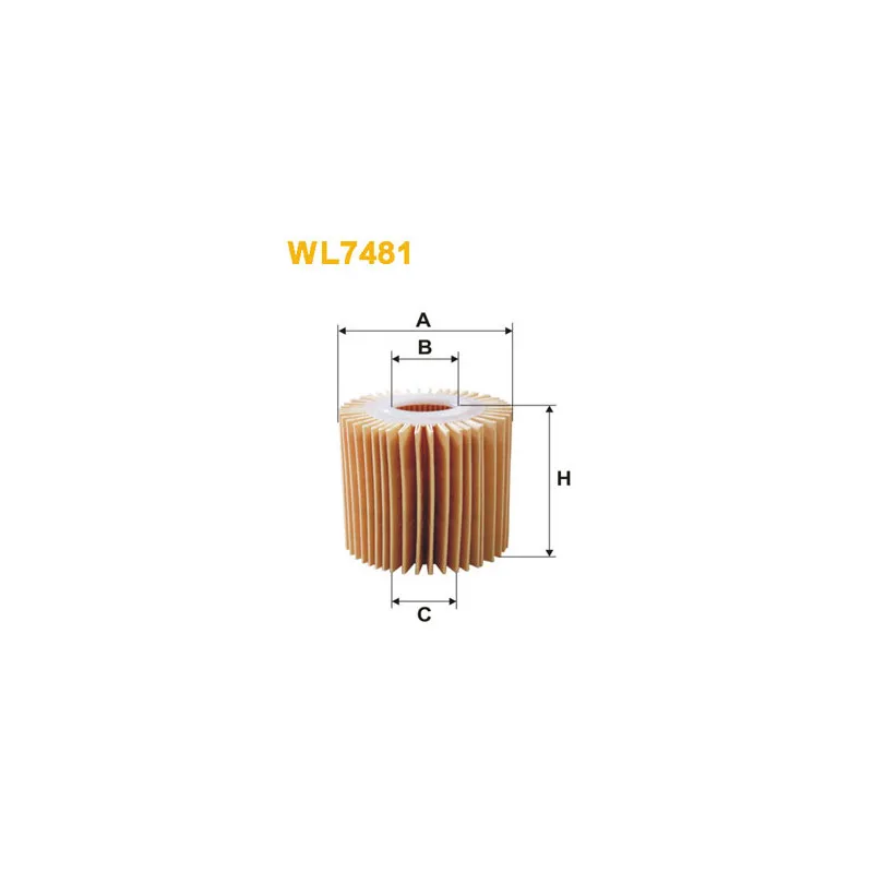 Filtre à huile WIX FILTERS WL7481