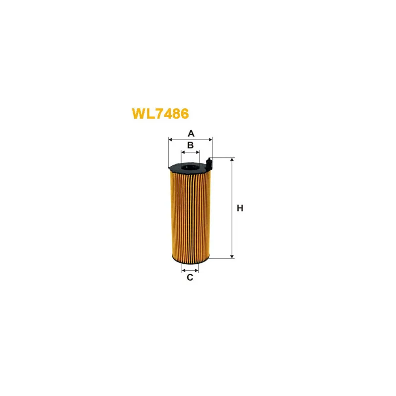 Filtre à huile WIX FILTERS WL7486