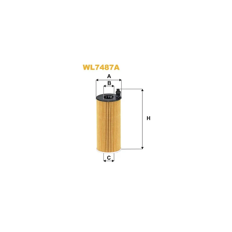 Filtre à huile WIX FILTERS WL7487A