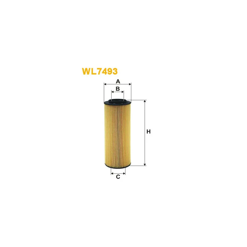 Filtre à huile WIX FILTERS WL7493