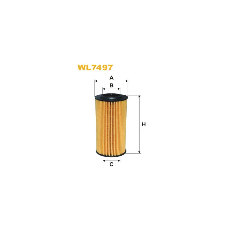 Filtre à huile WIX FILTERS WL7497