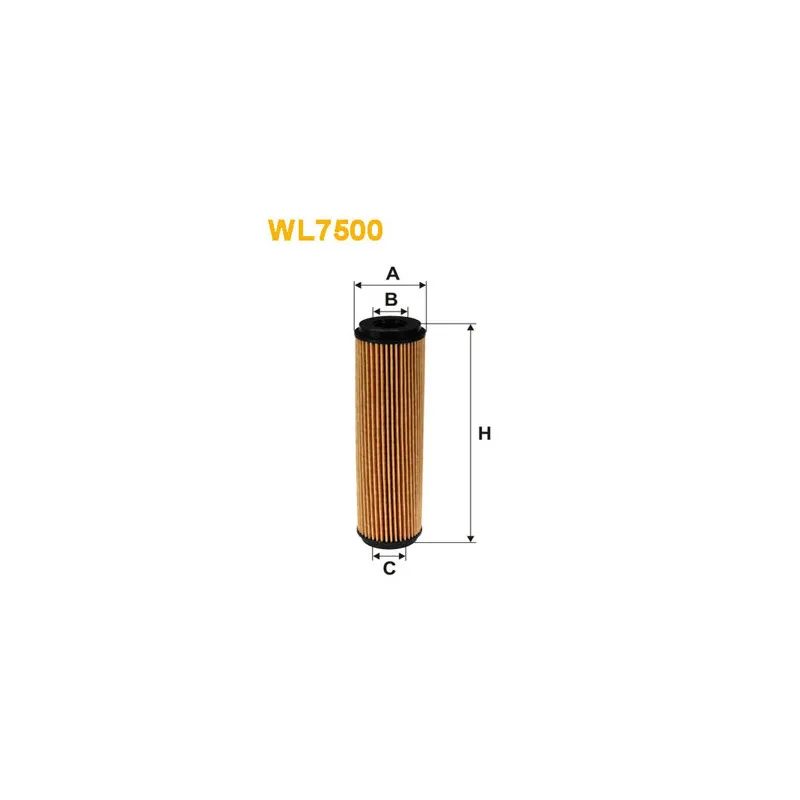 Filtre à huile WIX FILTERS WL7500