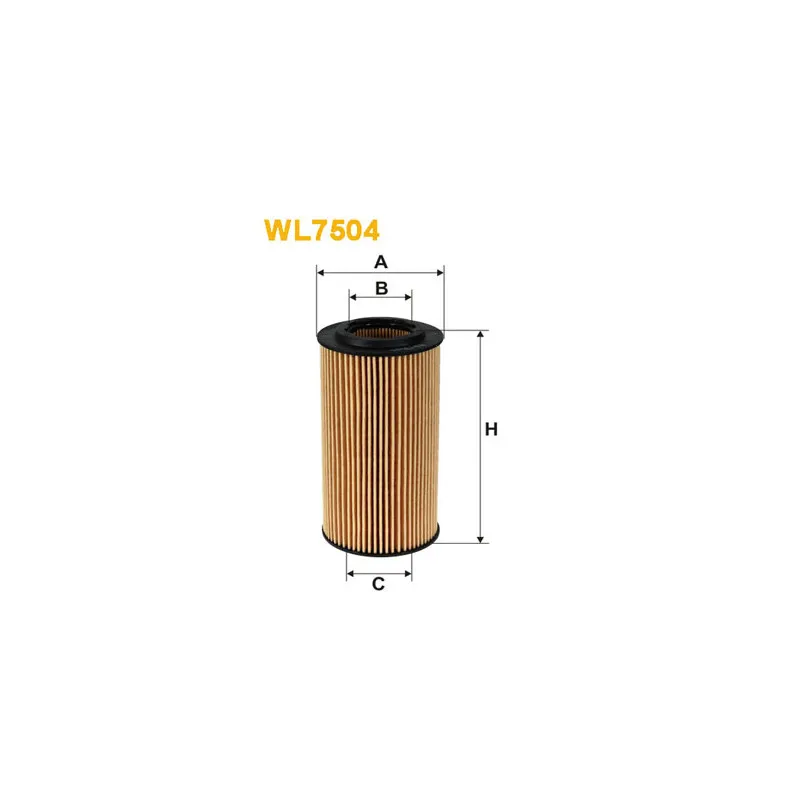 Filtre à huile WIX FILTERS WL7504