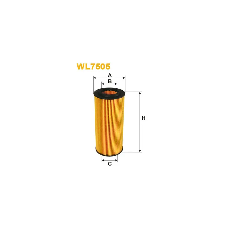 Filtre à huile WIX FILTERS WL7505