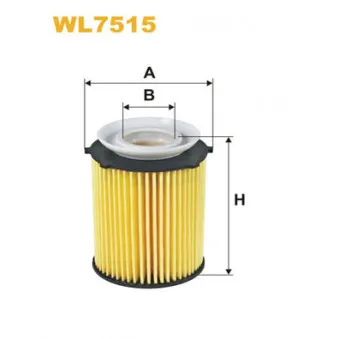 Filtre à huile WIX FILTERS WL7515