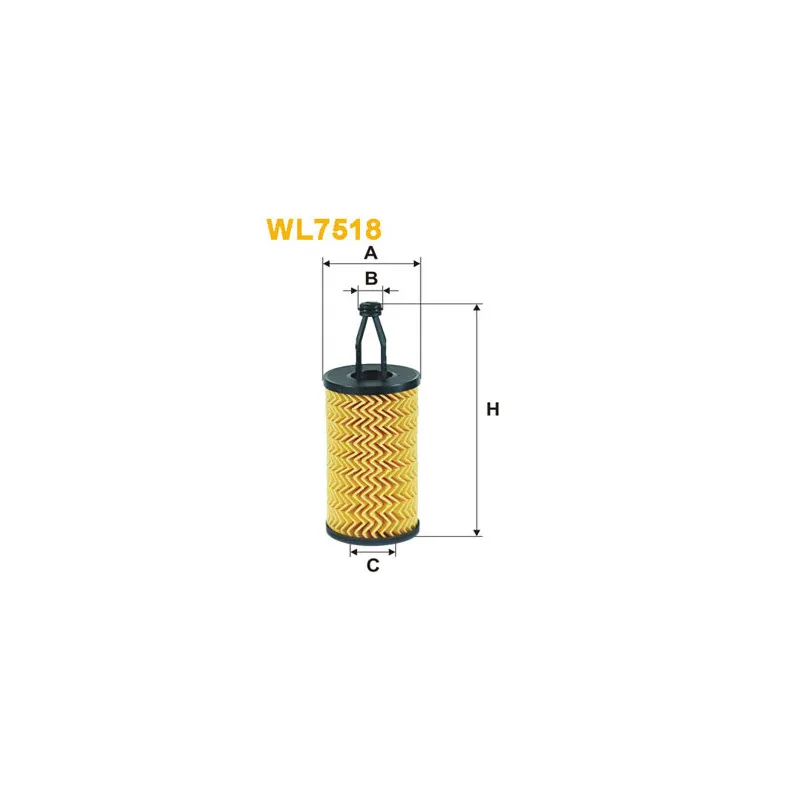 Filtre à huile WIX FILTERS WL7518
