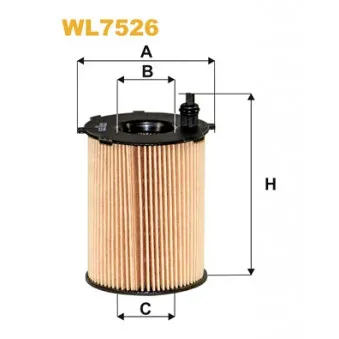 Filtre à huile WIX FILTERS WL7526