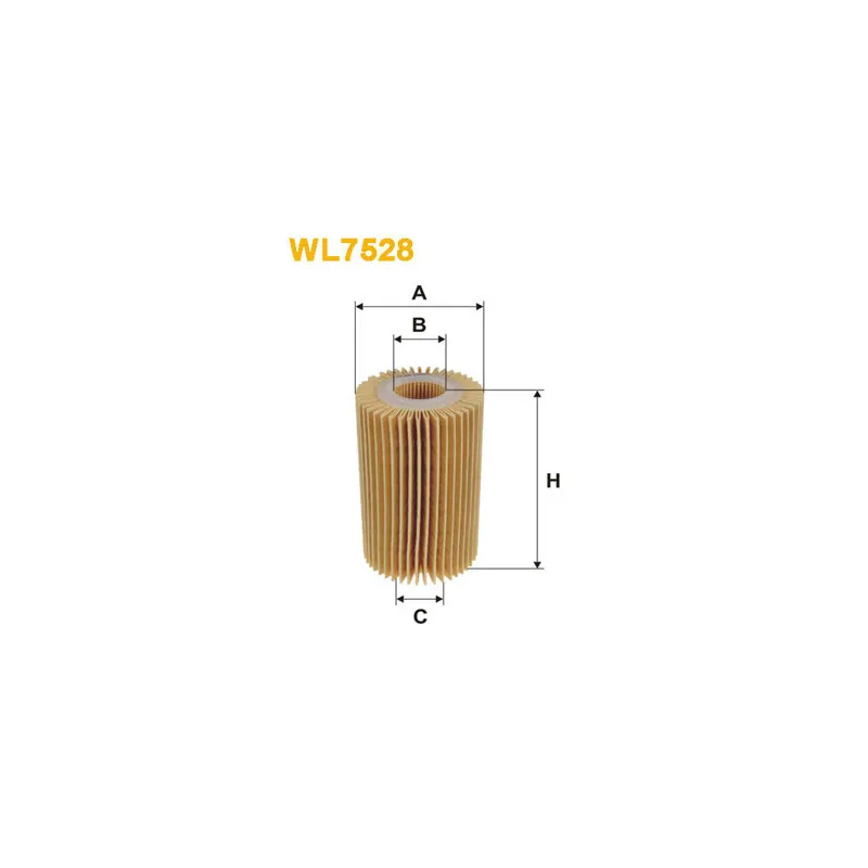 Filtre à huile WIX FILTERS WL7528