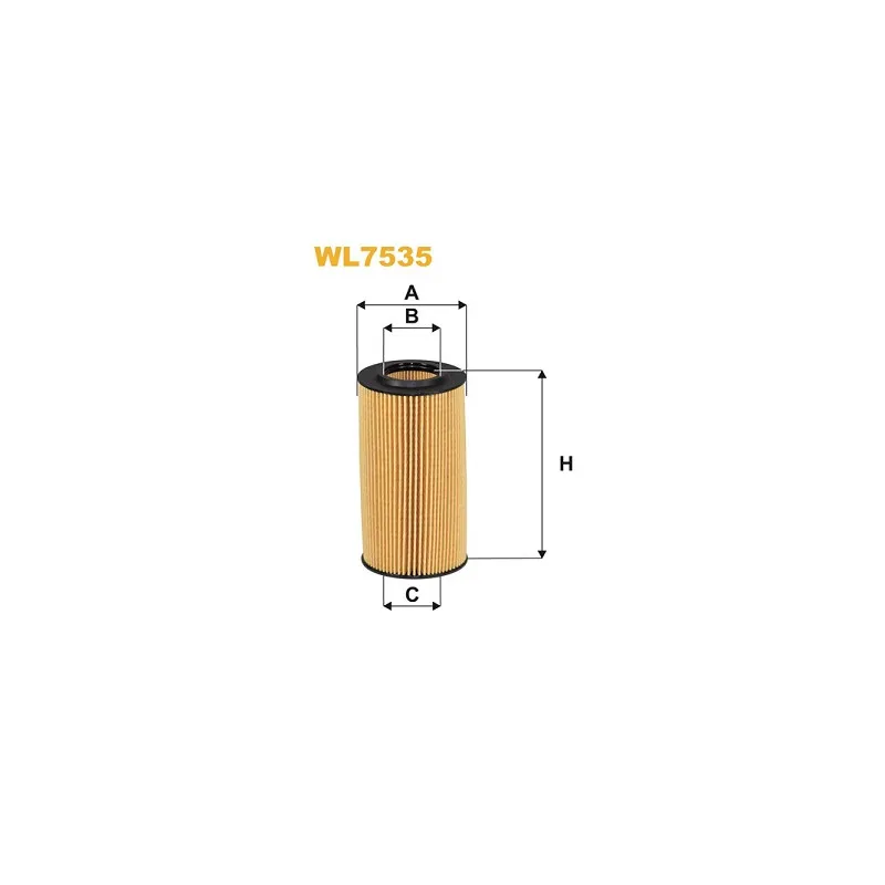 Filtre à huile WIX FILTERS WL7535