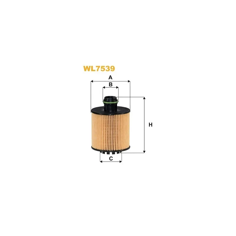 Filtre à huile WIX FILTERS WL7539