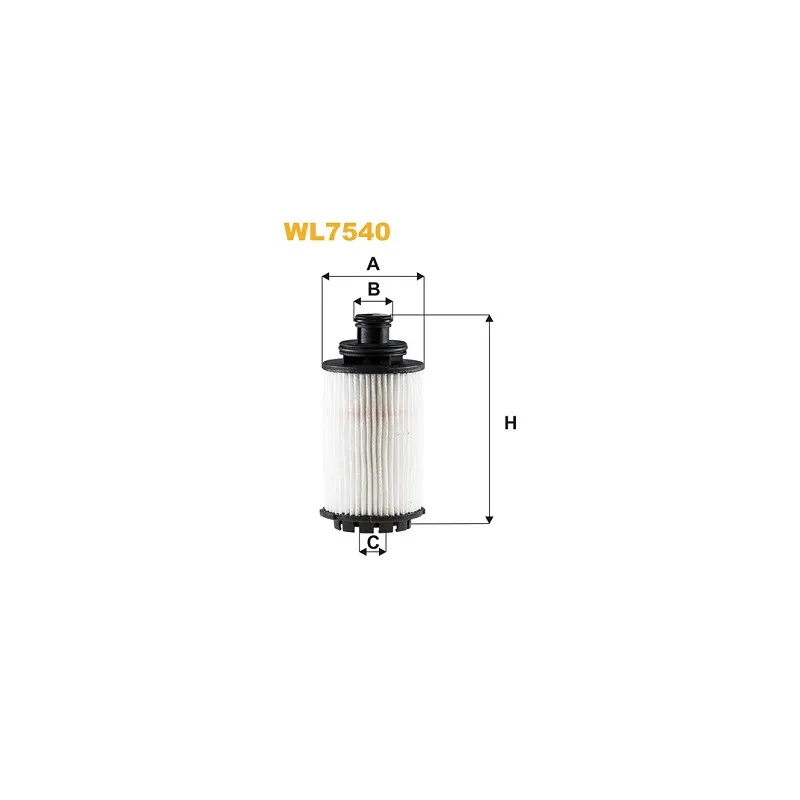 Filtre à huile WIX FILTERS WL7540