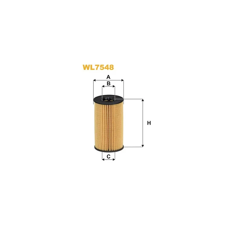 Filtre à huile WIX FILTERS WL7548