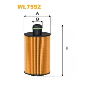 Filtre à huile WIX FILTERS WL7552