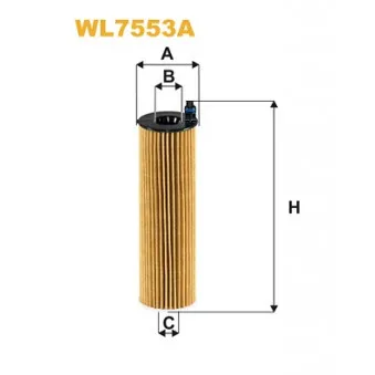 Filtre à huile WIX FILTERS WL7553A