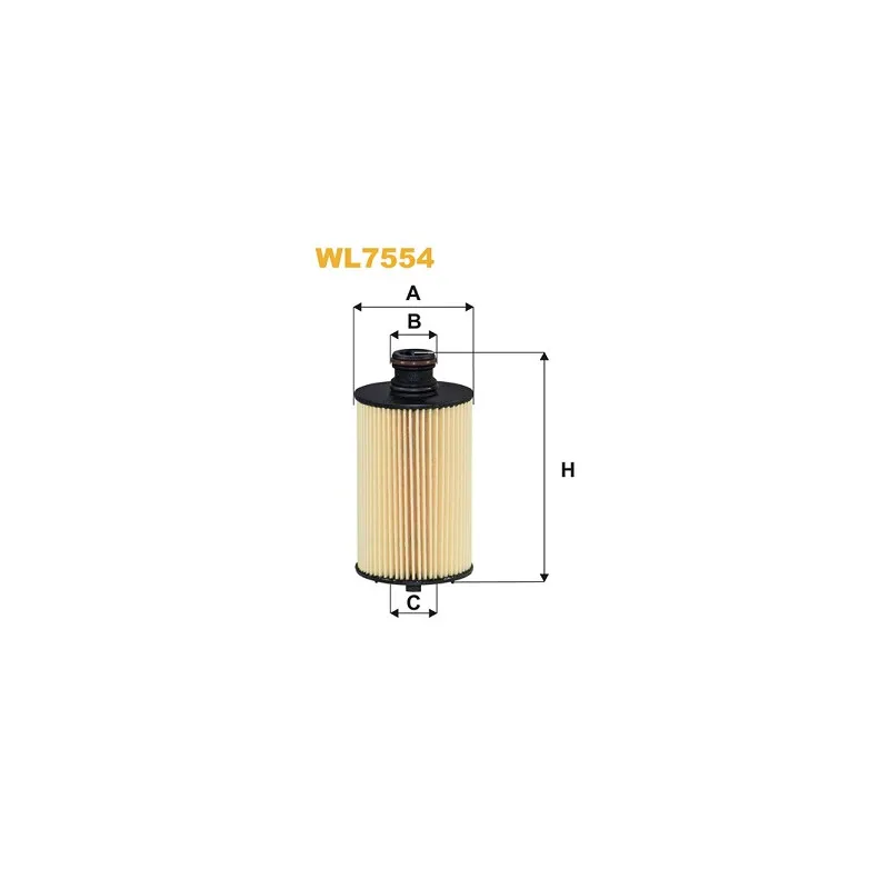 Filtre à huile WIX FILTERS WL7554