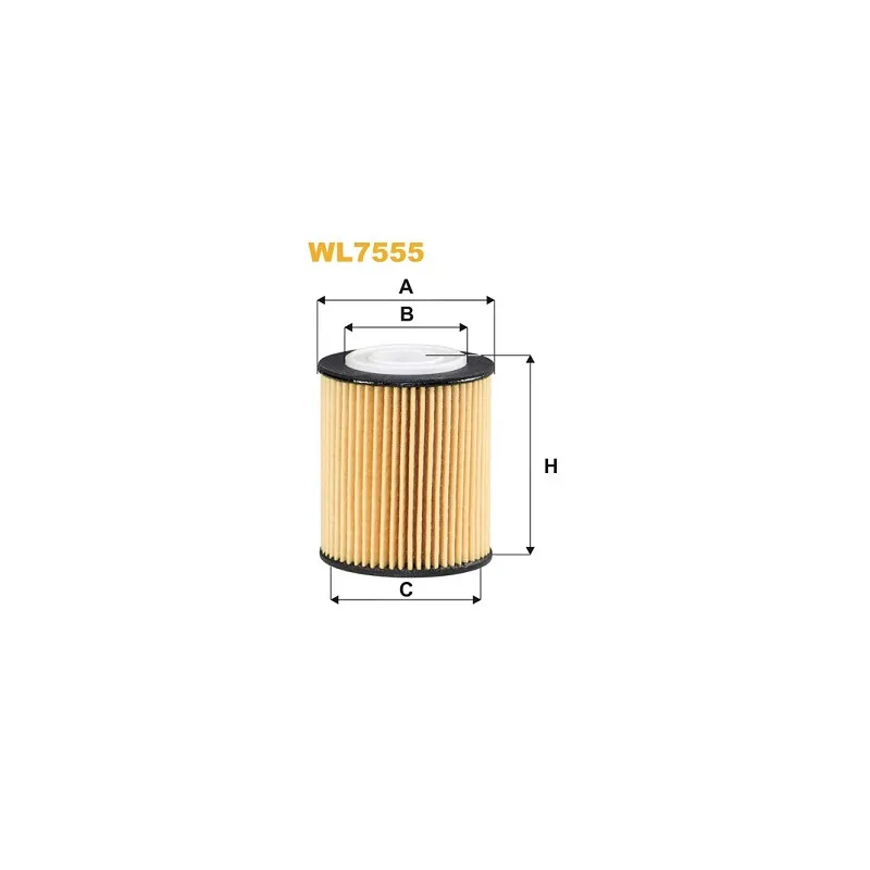 Filtre à huile WIX FILTERS WL7555