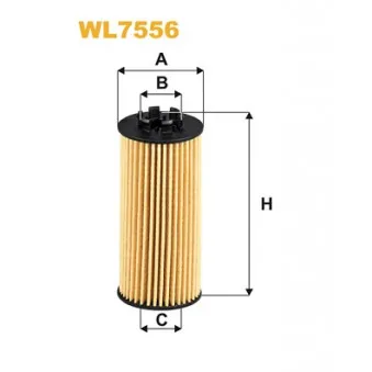 Filtre à huile WIX FILTERS WL7556