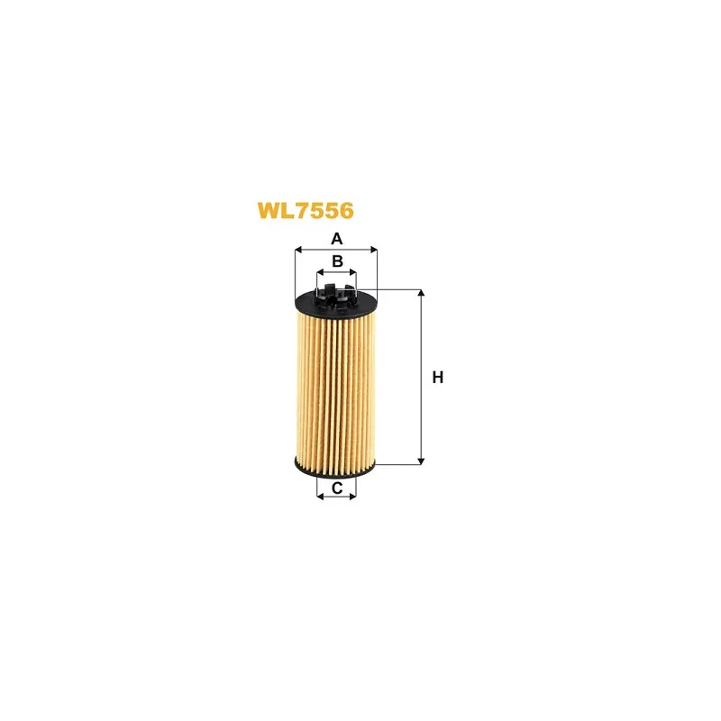 Filtre à huile WIX FILTERS WL7556
