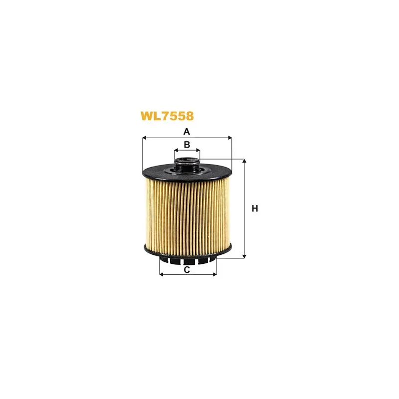 Filtre à huile WIX FILTERS WL7558