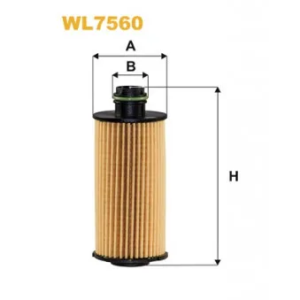 Filtre à huile WIX FILTERS WL7560