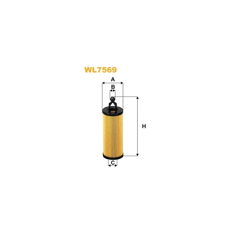 Filtre à huile WIX FILTERS WL7569