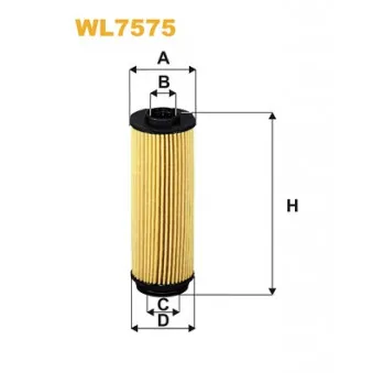 Filtre à huile WIX FILTERS WL7575