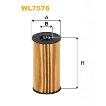 Filtre à huile WIX FILTERS WL7576