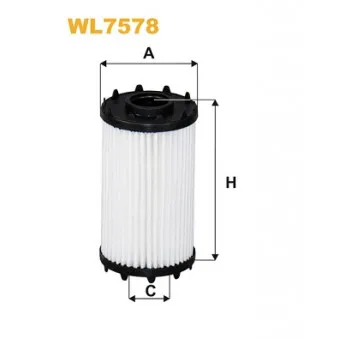 Filtre à huile WIX FILTERS WL7578